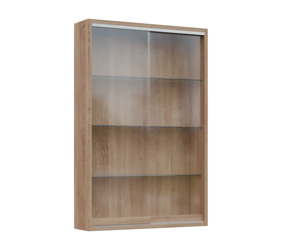 RE VT - 900 vitrína, 900x600x150, dub bardolino